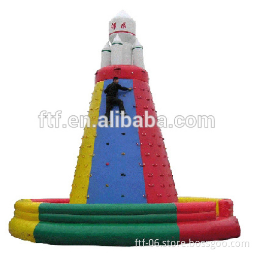 2015 new fashioned 0.55mm PVC tarpaulin high quality climbing wall,inflatable water rock climbing wall